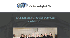 Desktop Screenshot of capitalvolleyball.com